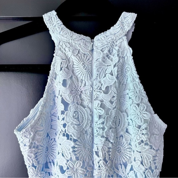 💚Lulu’s light blue sleeveless dress size XS - Picture 5 of 9